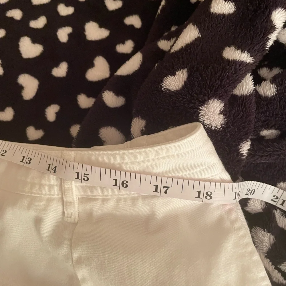 Women’s White Capris Size 18W 100% Cotton